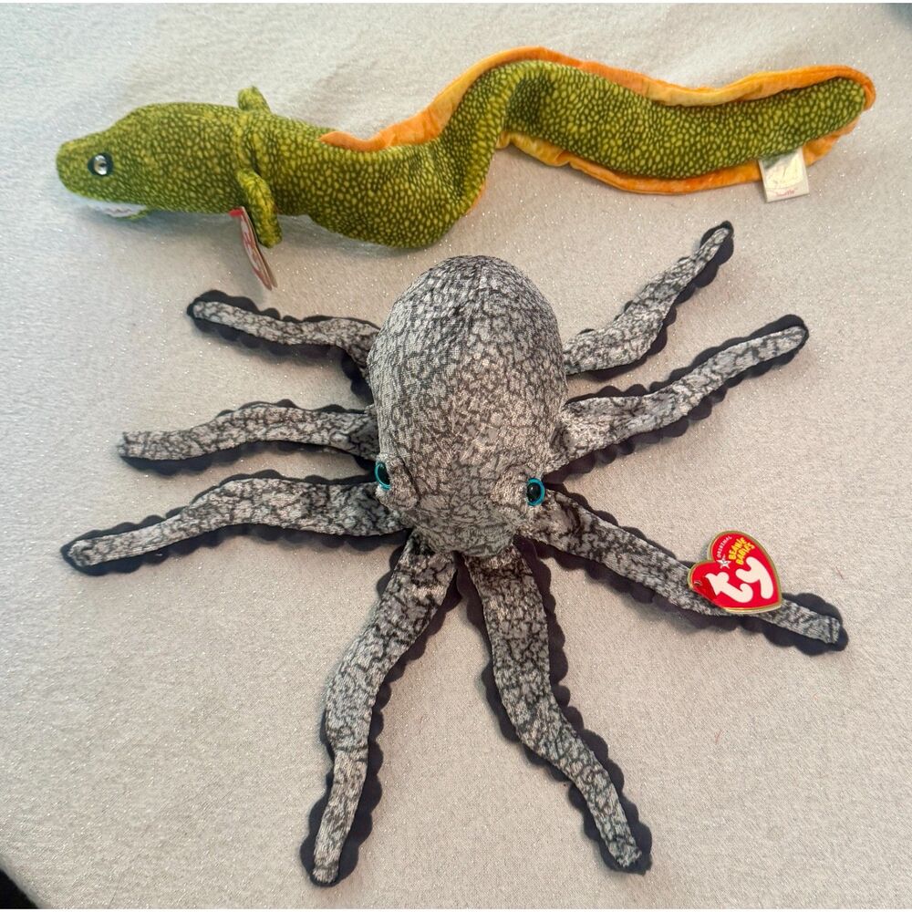 Lot of Opie and Morrie TY Beanie Babies MWMT